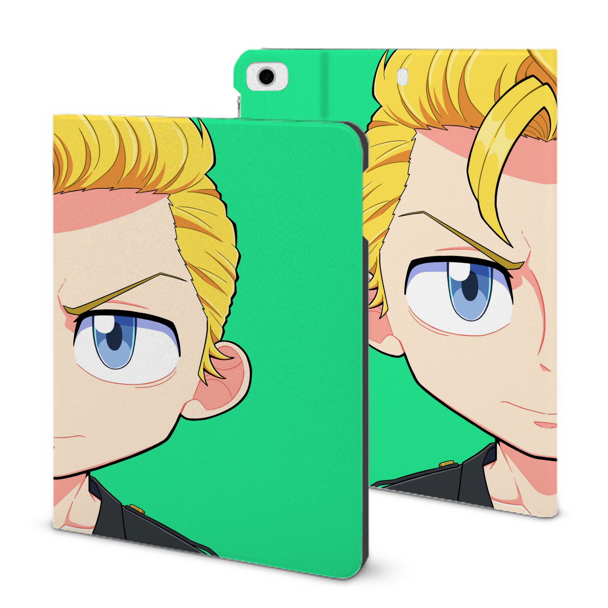 （画像用） 東京リベンジャーズ Tokyo Revengers IPad ケース ブック型 PUレザー TPU 耐衝撃 軽量 薄型 ペン収納なし 全面保護 IPad 各モデル対応